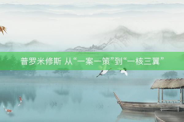普罗米修斯 从“一案一策”到“一核三翼”