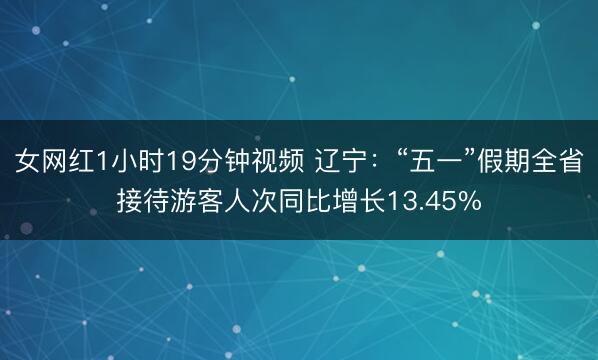 女网红1小时19分钟视频 辽宁：“五一”假期全省接待游客人次同比增长13.45%