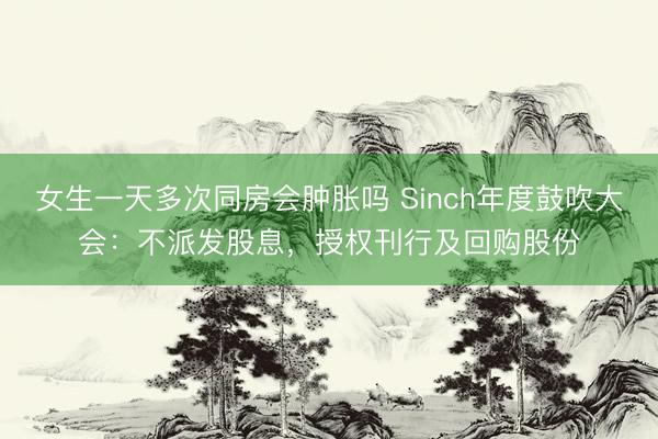 女生一天多次同房会肿胀吗 Sinch年度鼓吹大会：不派发股息，授权刊行及回购股份